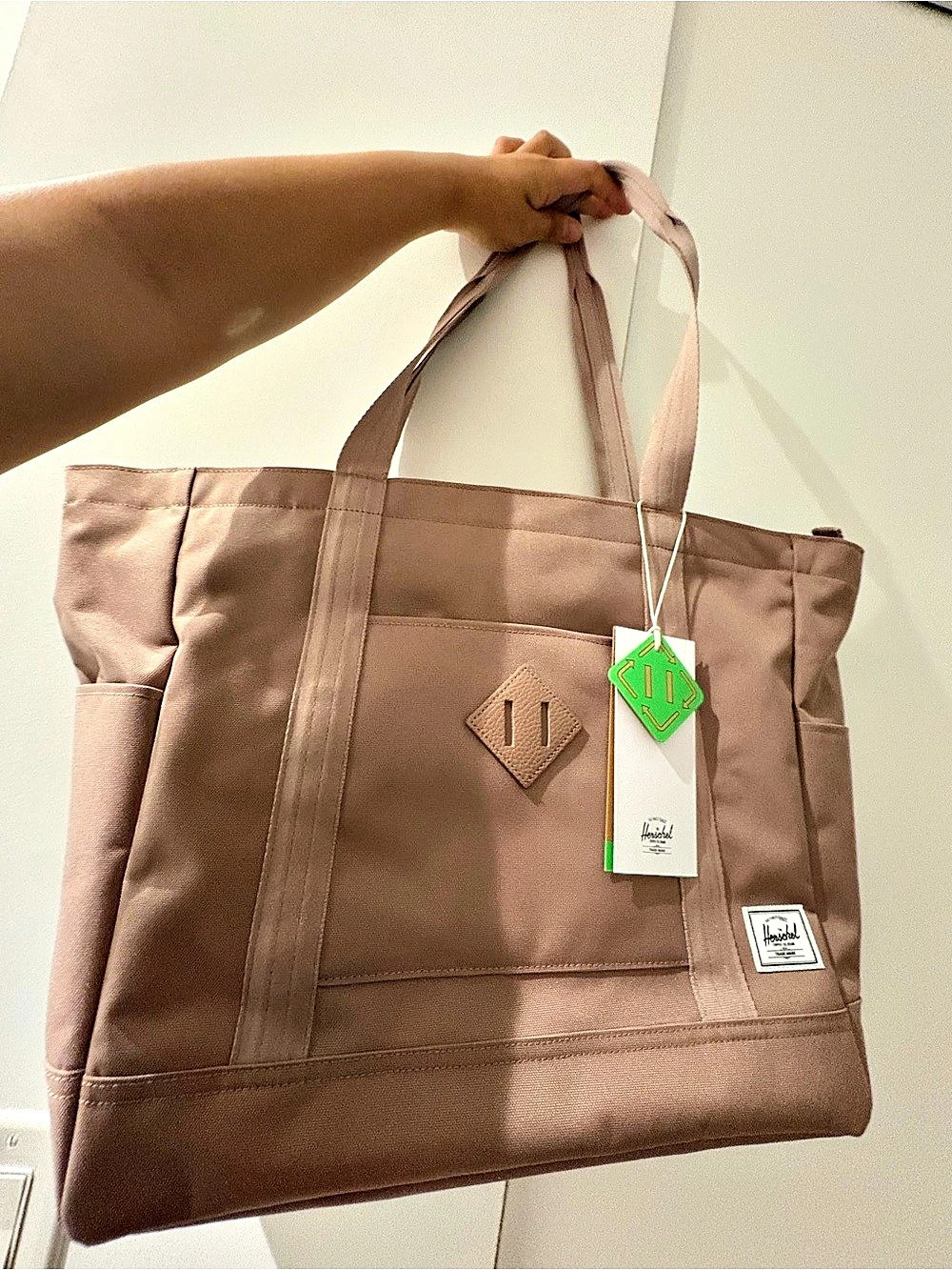 Herschel Heritage Tote in pink NWT